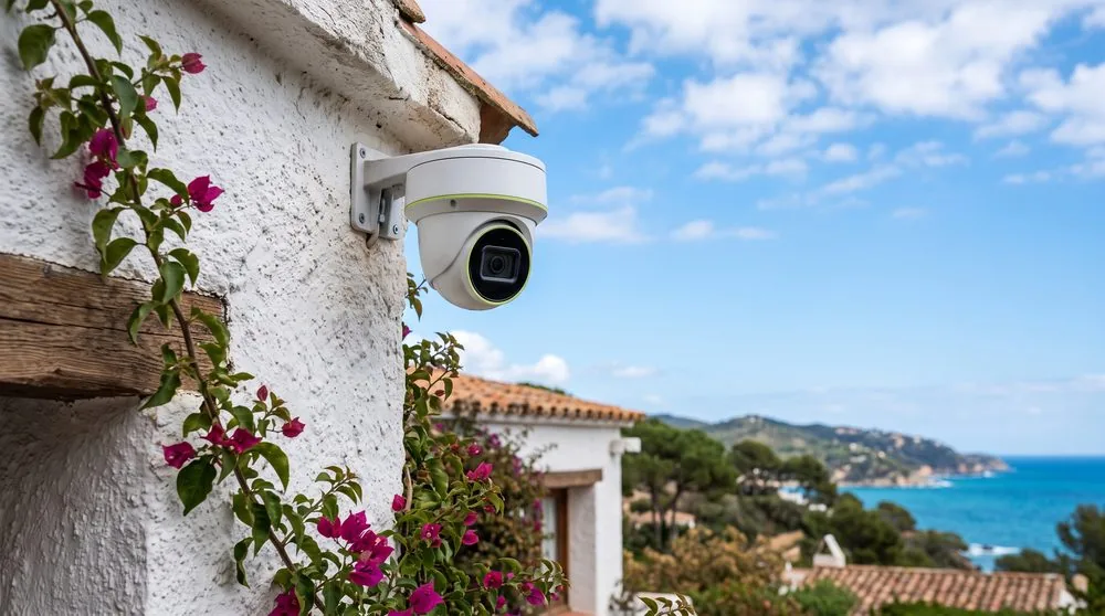 Cámara de videovigilancia exterior